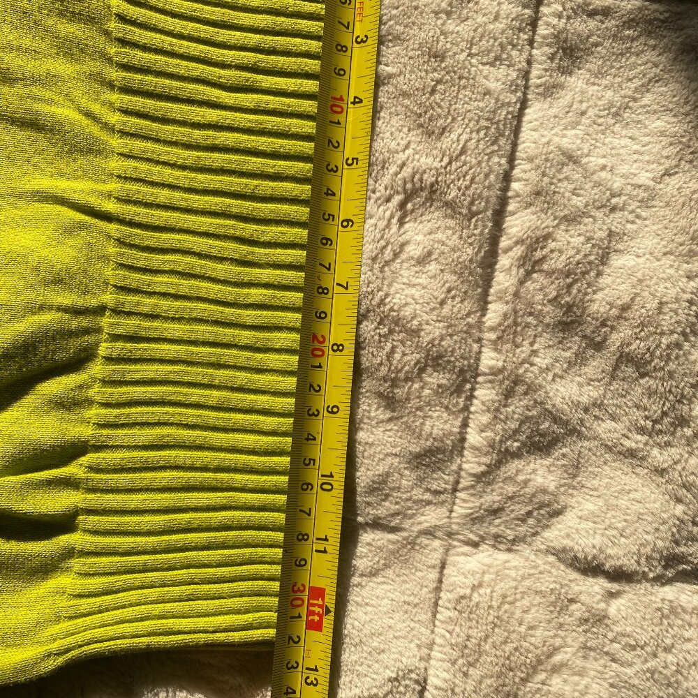 Lafayette 148 Lime Green Cowl neck knitted top - Picture 6 of 8